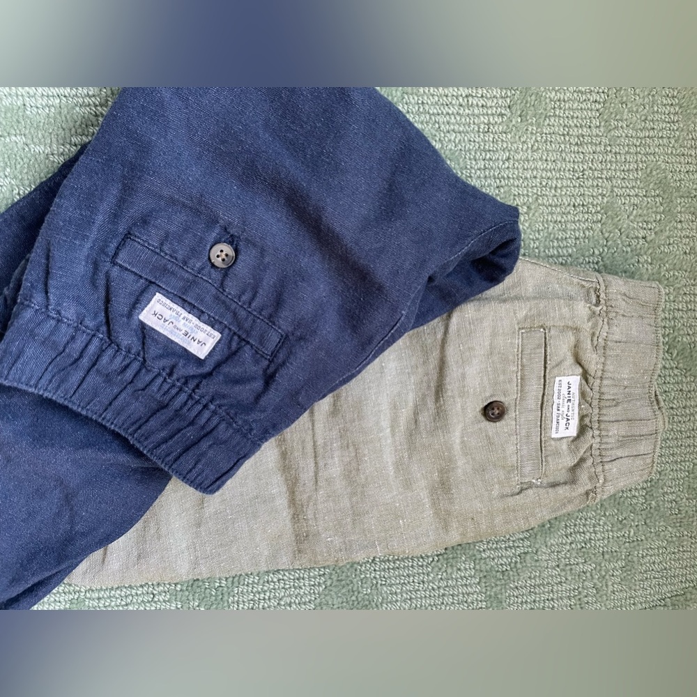 Janie and Jack Linen pants in new condition